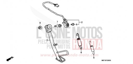 BEQUILLE XL1000V6 de 2006